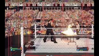 epic burning table suplex | WWE 2K24 STEAM DECK