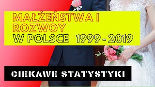 Małżeństwa i rozwody w Polsce