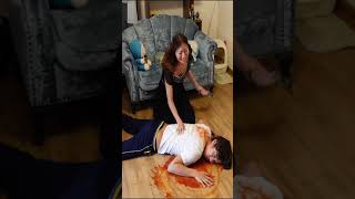 Tomato Juice Death Prank Goes Wrong🤣Wife's Panic Reaction by LOL Dojo