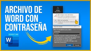 Cómo poner CONTRASEÑA a un documento de WORD