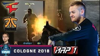 Cromen Amazing Performance! Niko Knifes Draken! FaZe Highlights VS Fnatic/Map1