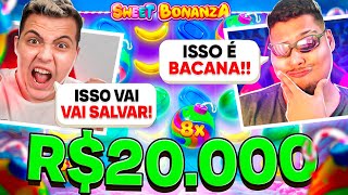 🍭 *ALLIN* jogamos mais de R$25.000 NO SWEET BONANZA *apareceu uma BOMBA DE 100X*