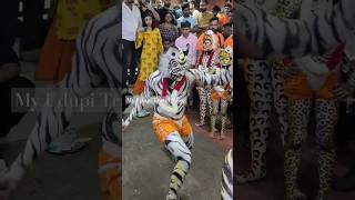 Pilivesha | Tiger Dance 🐯 | Pili Dance | #udupi #viral #youtubeshorts #tigerdance #shorts