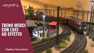 Modellismo Ferroviario - Un treno merci e luci ad effetto