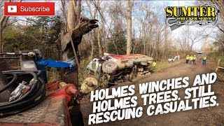 Holmes winches and Holmes trees. Still rescuing casualties.