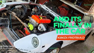 Drift Build #280ZX #FJ20 engine is inside the car !! #drift