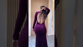 Stunning Purple maxi Bodycon| Latest Fashion Trends #model #fashiontrends #viral #ootd #style