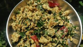 Nugge Soppu Egg Bhurji | Drumstick Leaves Egg Bhurji