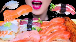 ASMR SUSHI 🍣신선하고 맛있는 모둠 초밥 먹방 REAL EATING SOUNDS MUKBANG 寿司咀嚼音