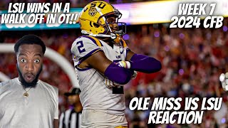 Reaction To #9 Ole Miss vs #13 LSU Full Game Highlights | 2024 College Football Highlights