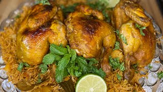 Рис с курицей /Арабская кухня /Chicken Kabsa/Arabic dish/