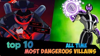 ben 10 most powerful and dangerous top 10 villains all time 😱  | @comicsbolt | ben10 series |