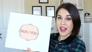 Peaches & Petals Unboxing! | December