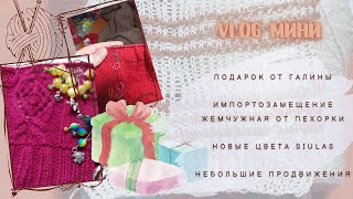 VLOG мини.Подарок от Галины. Импортозамещение - жемчужная от Пехорки. Продвигаю процессы. Лён Siulas