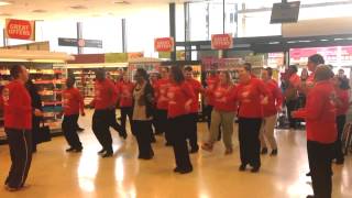 Sainsburys Tooting Flash Mob for Sport Relief 2014