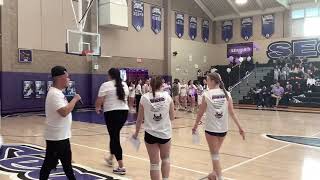 Sequoia High School Girls Volleyball: 2024 Senior Night Ceremony