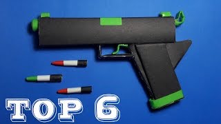 Top 6 Best Paper Gun | By Dr.Origami | Toy Weapons