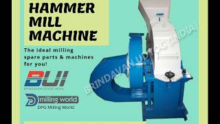 Spare parts used in Hammer mill machine