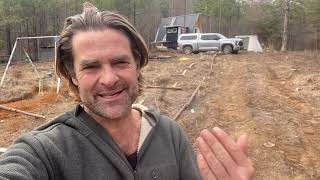 Planning Swales! Stonehaven TN, food forest Glampground update 3-1-2024