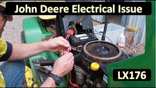 John Deere LX176 Electrical wiring issue