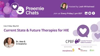 LIVE - Current State and Future Therapies for HIE - May 3 at 1 pm EDT