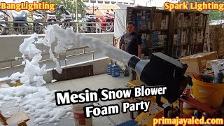 Mesin Snow Blower Foam Party