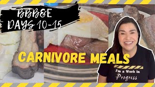 5 Days of Carnivore Meals | BBBE Challenge | Health Vlog