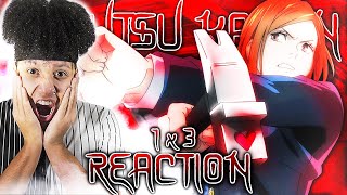 JUJUTSU KAISEN 1x3 REACTION "Girl of Steel" | Anime Reaction