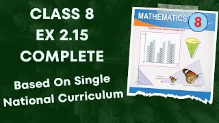 Class 8 Ex 2.15 Complete | Based On Single National curriculum