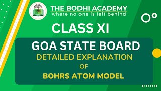 GOA BOARD || CLASS 11 || CHEMISTRY || BOHR'S ATOM MODEL