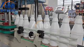 Automatic 10-head anti-corrosion filling line with high-speed capping and aluminum foil sealing