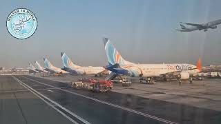 Emirates code sharing DUBAI AIRPORT TAKE OFF FLYDUBAI TO MULTAN AIRPORT PAKISTAN. Fly Dubai Flight