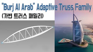 Dubai Bruj Al Arab Adaptive Truss Modeling in Revit