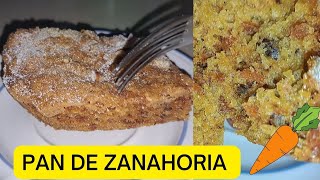 Pan de zanahoria 🥕🥕 facil, delicioso y nutritivo 😋...