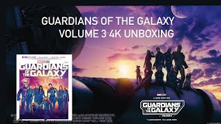 Guardians of the Galaxy Volume 3 4k Blu-ray Unboxing