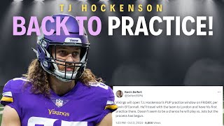 Vikings TJ Hockenson WILL Practice Friday