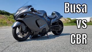 EJR Tuned 2020 Hayabusa VS EJR Tuned 2017 CBR 1000RR!!