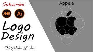 How to design a fomous company logo with Golden Ratio in Illustrator (Appele Logo).