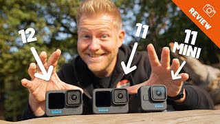 GoPro HERO 12 vs 11 vs 11 Mini - Is het de upgrade waard?!