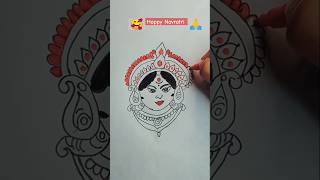 Easy drawing 🥰maa durga 🙏#drawing #trending #art #shorts #youtubeshorts #shortvideo #easy #ytshorts