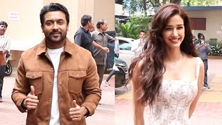 Suriya With Hot Disha Patani At Kanguva Movie Promotion