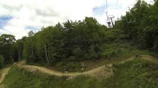 Greg Watts,Tyler McCaul and Simon Silver at Highland mountain bike park GoPro hero3 black