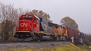 CSX Z368-23 (NS P65) Woodchip Train