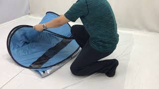 How to fold a Beach Tent