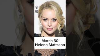 Happy Birthday to Helena Mattsson!