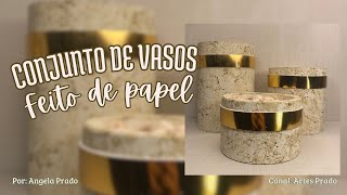 Vasos Feito de Papel Paraná e Papelão | Prático e Econômico, Faça Você Mesmo.