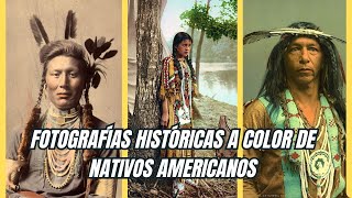 Un Vistazo a la Vida de los nativos americanos en fotografías a color