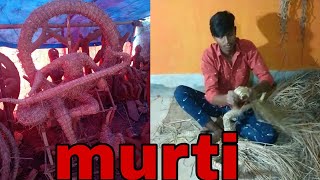 मूर्ति का स्ट्रक्चर बिचाल से कैसे तैयार किया जाता है| how to create structure in mitti ka Murti |...