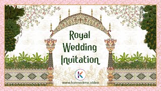 Royal Wedding Invitation Video | Wedding Invitation Video | Save the Date | Whatsapp invite |#Shorts