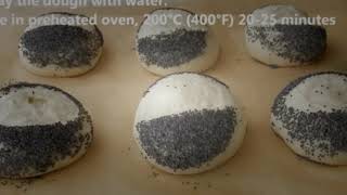 CRUSTY ROLLS Recipe - Poppy Seeds Dinner Rolls.mp4